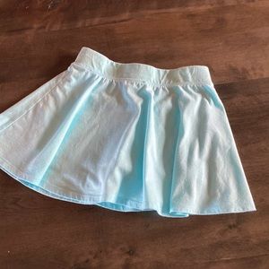 Girls light blue skort